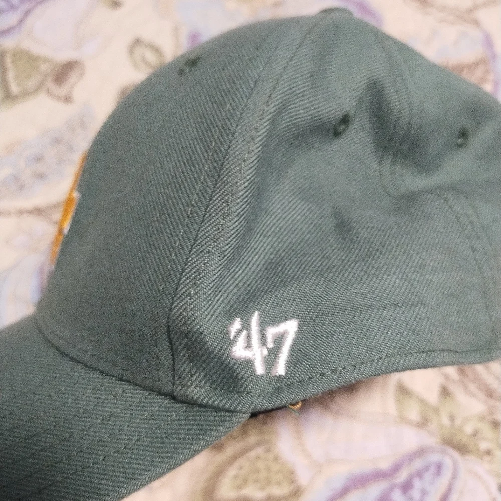 LA Dodgers '47 MVP Adjustable Sure Shot Snapback Hat Green 2020 World Series